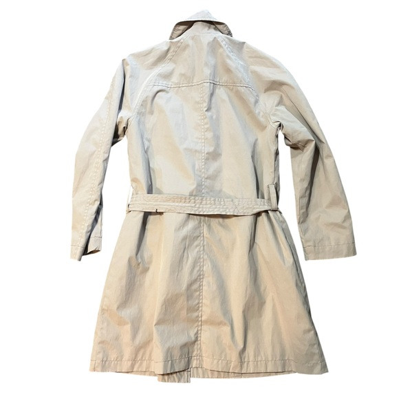 Old Navy Beige Double-Breasted Trench Coat woman size extra small - Picture 7 of 7